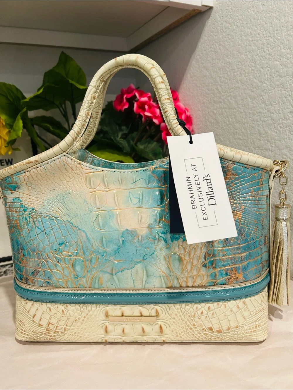 Brahmin Serendipity Schulz Small Elaine with Tassel